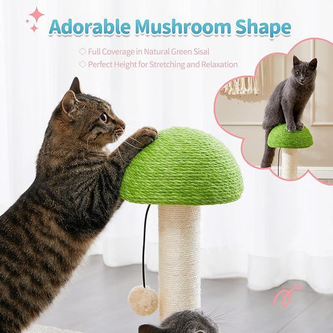 Mushroom Scratch Post