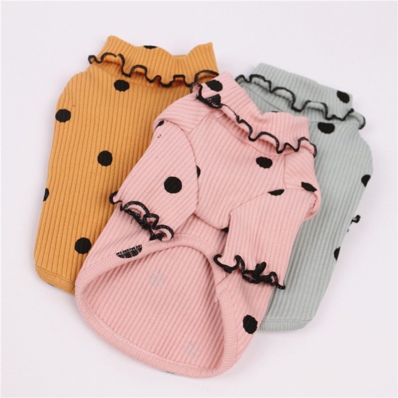 Polka Dot Turtleneck