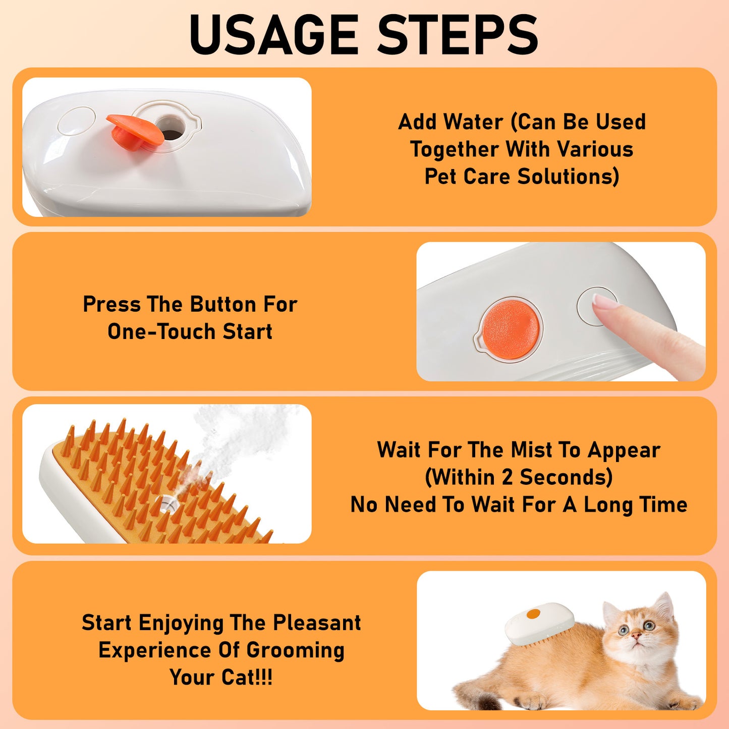 4 In 1 Steam Brush