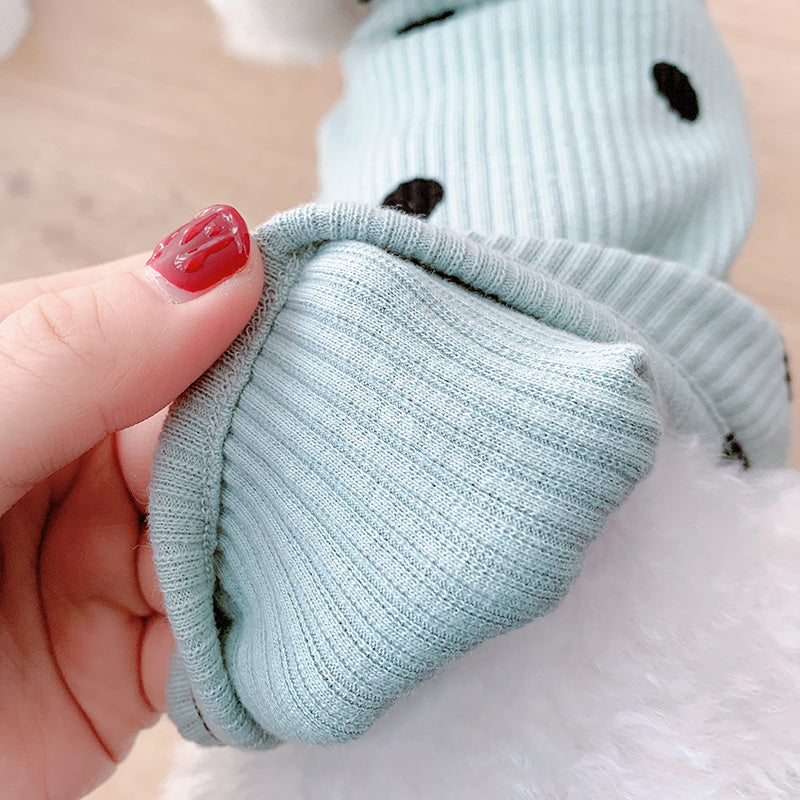 Polka Dot Turtleneck